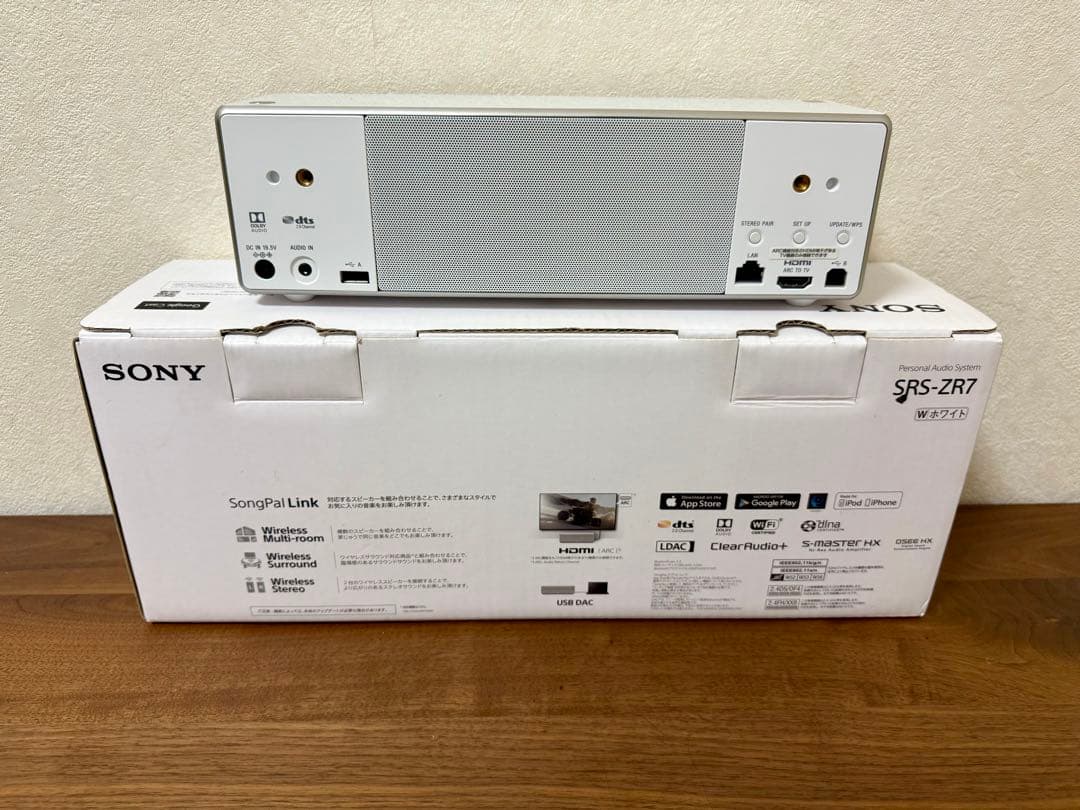 美品 SONY SRS-ZR7 Bluetooth スピーカー LDAC対応