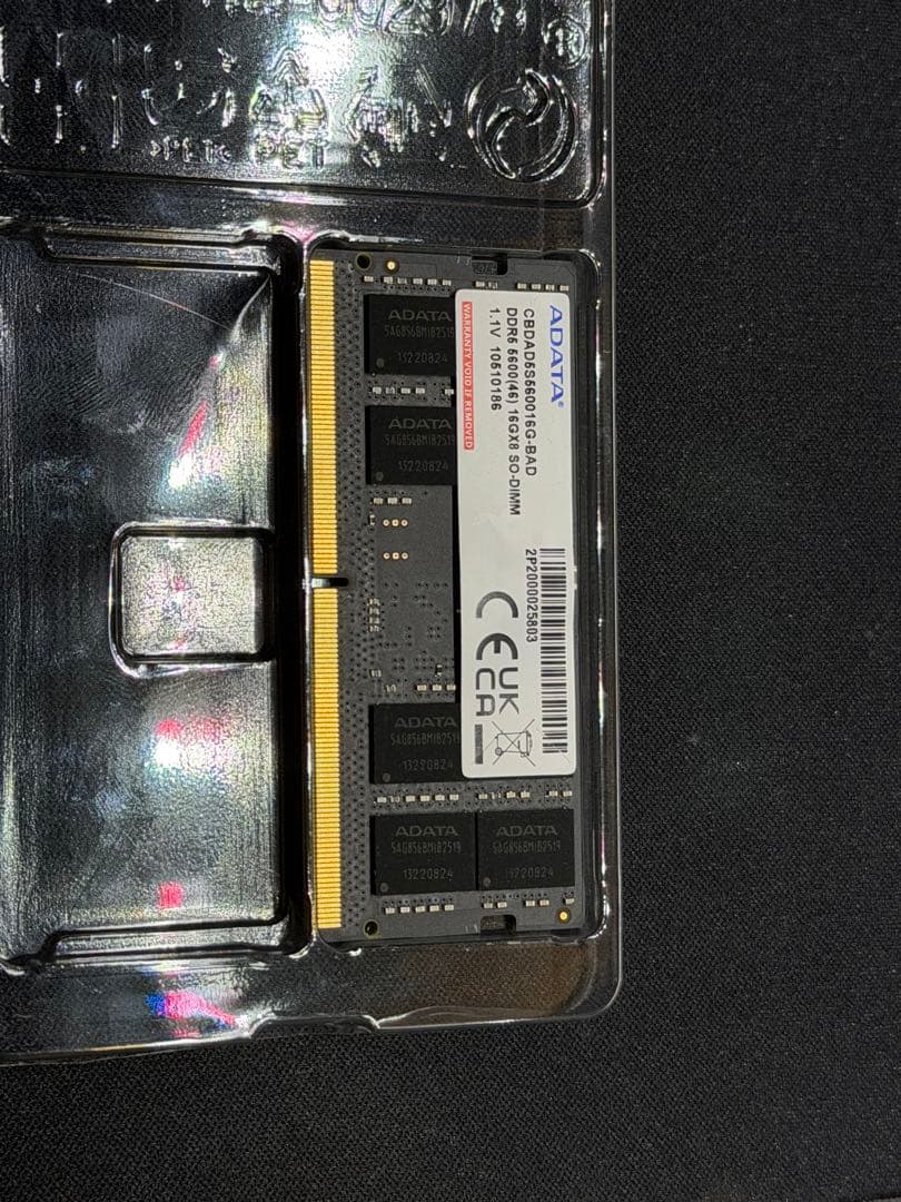DDR5 SO-DIMM 5600 16GB 1枚