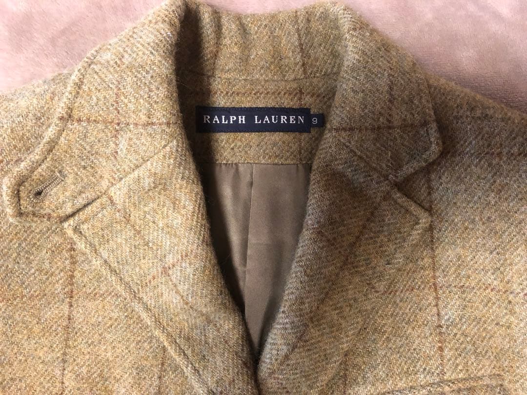 ラルフローレン ツイード ジャケット キツネボタン サイズ9 日本製
