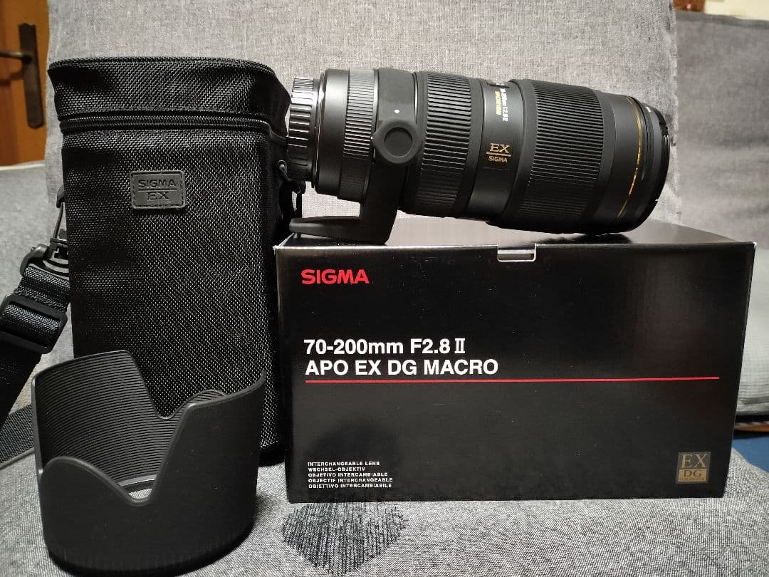 シグマ 70-200mm F2.8Ⅱ APO EX DG MACRO キャノン用