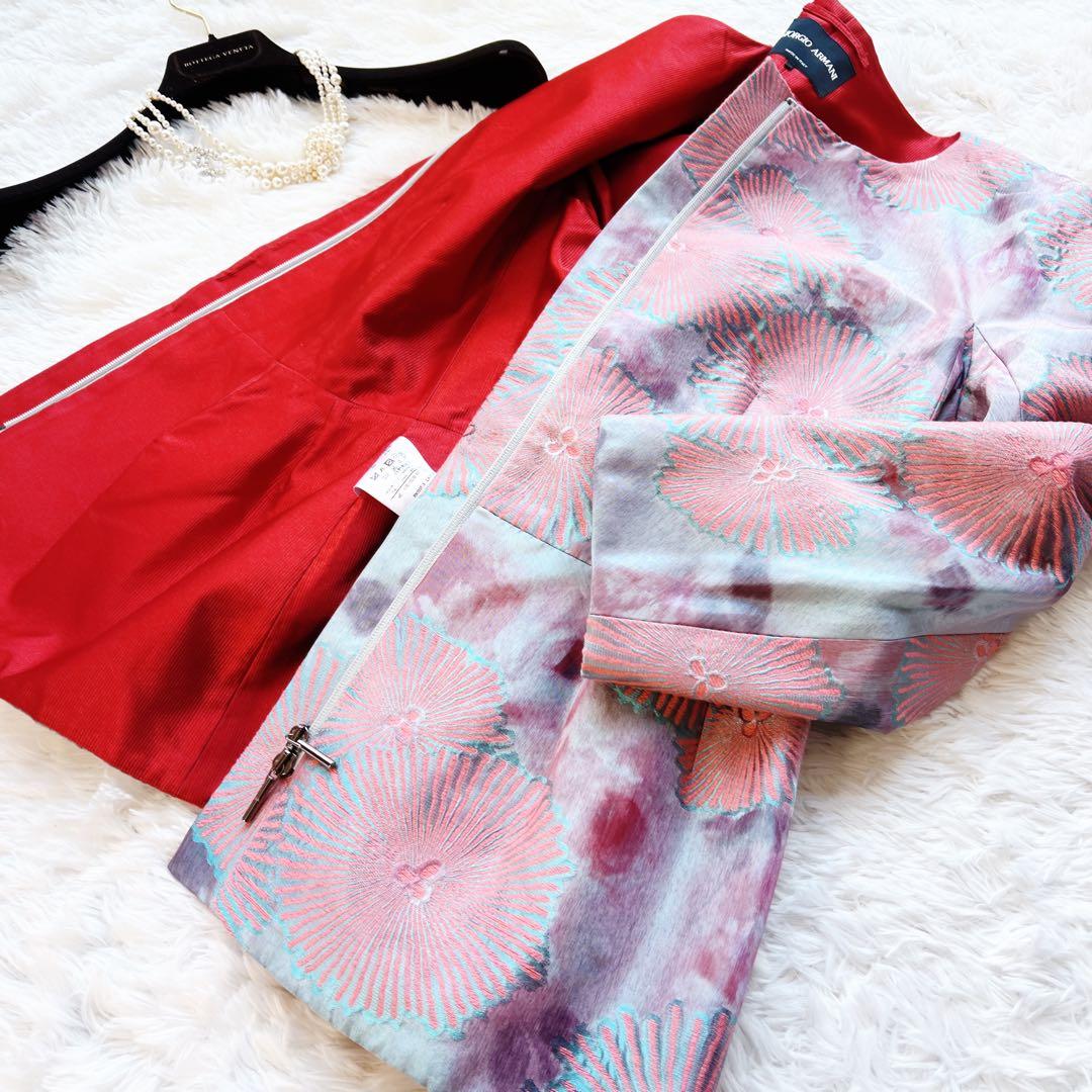 新品 GIORGIOARMANIジョルジオアルマーニ ジャカード ジャケット