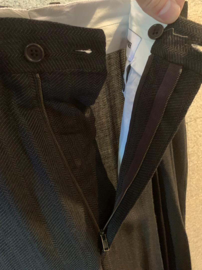 匿*8様 HED MAYNER メンズ ウールパンツ L モード