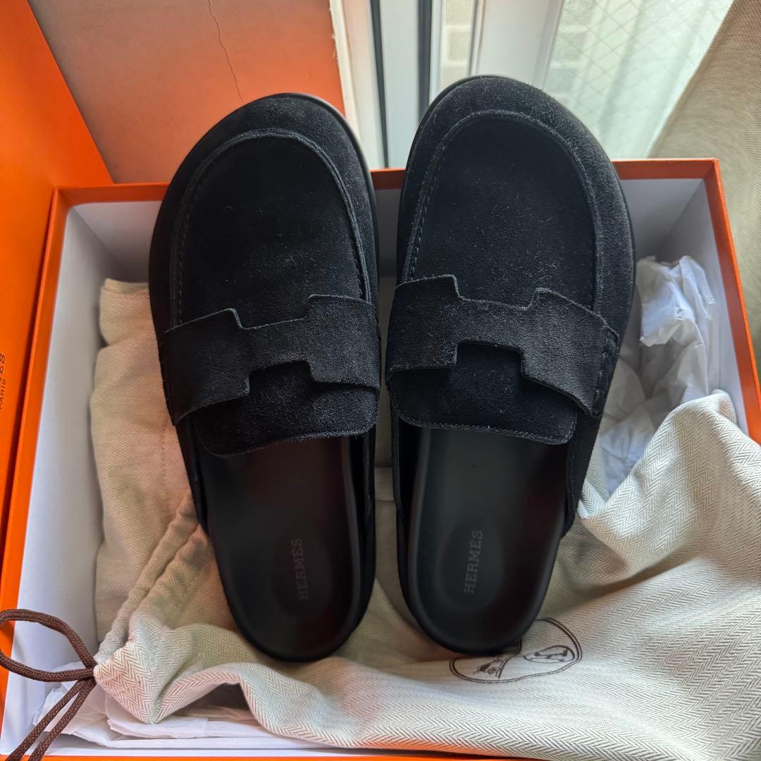 hermes エルメス　ミュール　ゴー　ヴェール・ドー 42