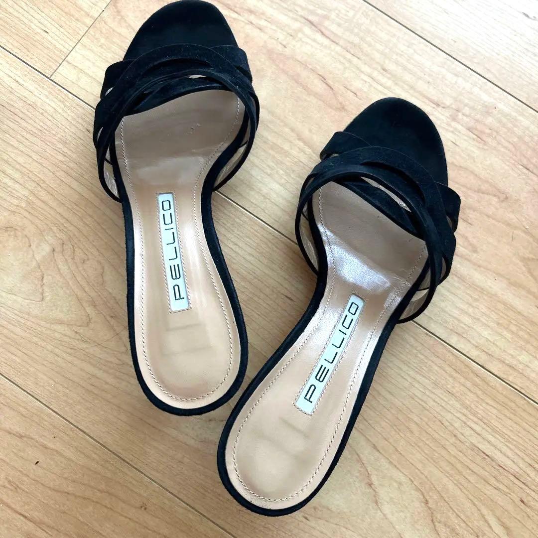 ペリーコ　PELLICO ミュール　ブラックスエード