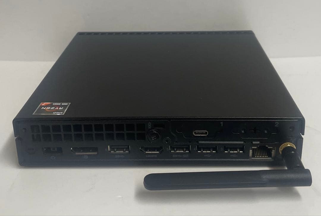 Lenovo ThinkCentre Ryzen7 4700GE ミニPC動作品