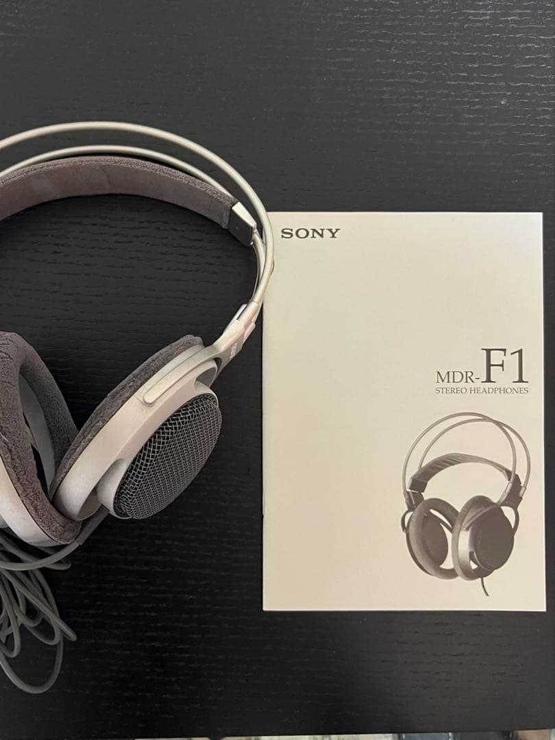 【希少】SONY MDR-F1 ステレオヘッドフォン　説明書付き