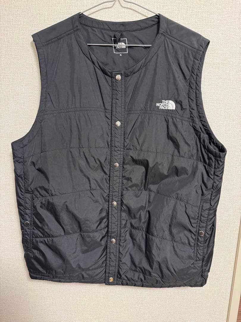 THE NORTH FACE ノースフェイス ブラック中綿ベスト　XL
