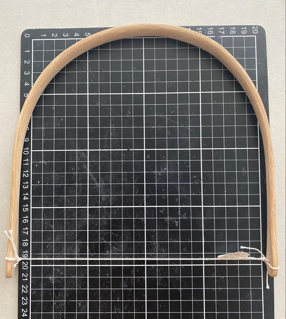 ナンタケットバスケット　ハンドル　8-1/2インチ　オーク２本