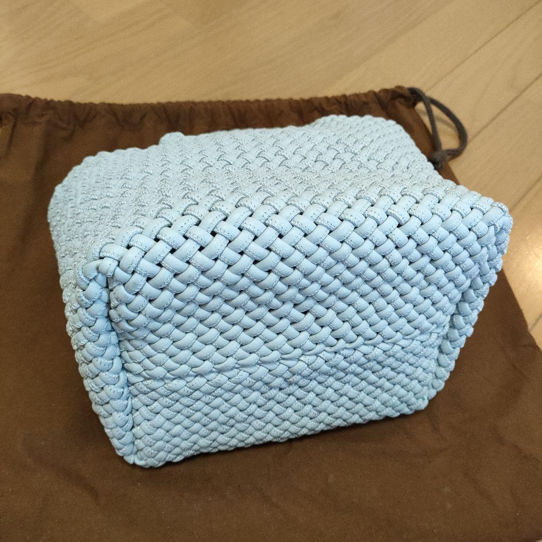 最終値下げ！送料無料★極美品★ヒロフ★HIROFU★バッグ★メッシュ★淡いグレー