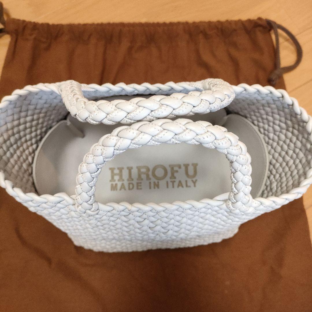 最終値下げ！送料無料★極美品★ヒロフ★HIROFU★バッグ★メッシュ★淡いグレー