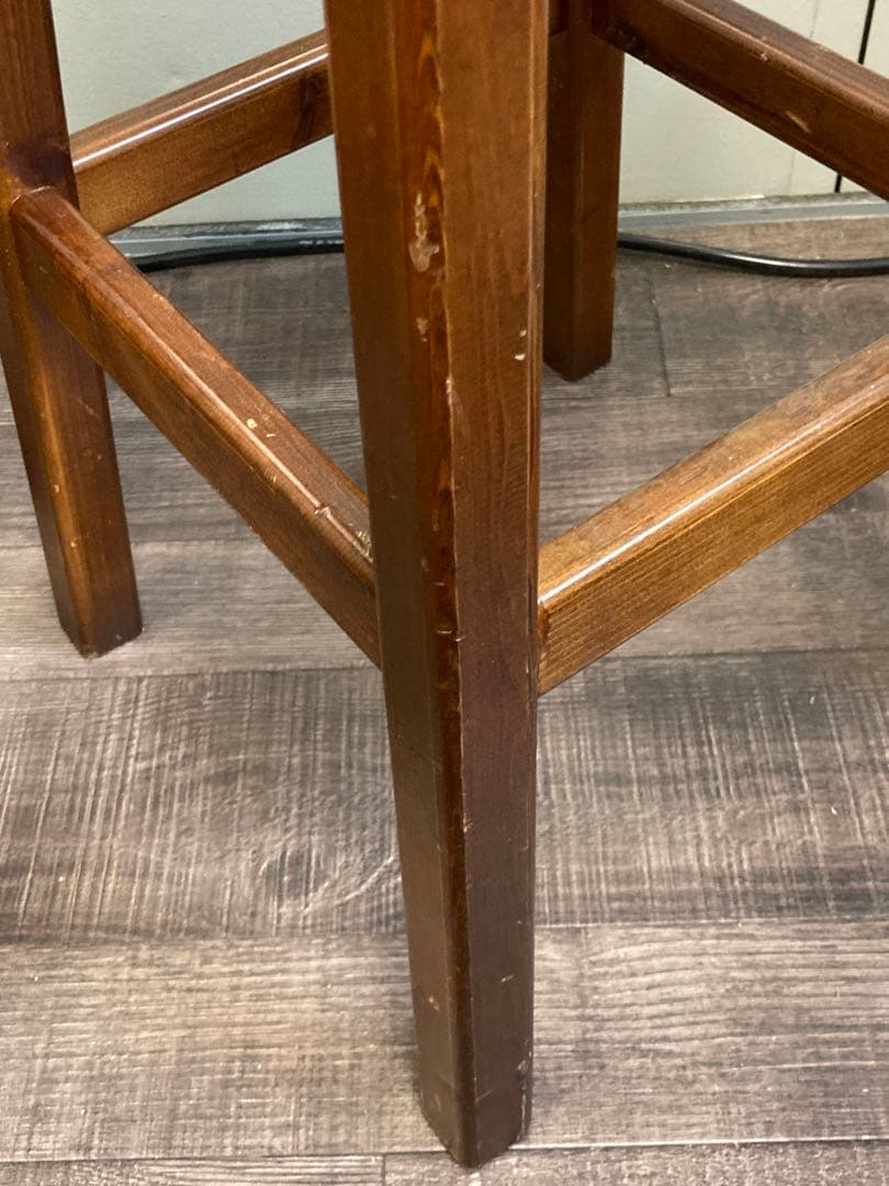 ハイスツール 2脚セット　合皮