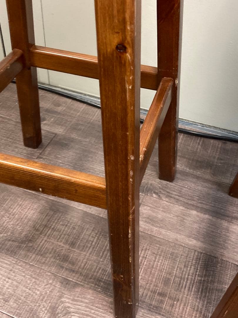 ハイスツール 2脚セット　合皮