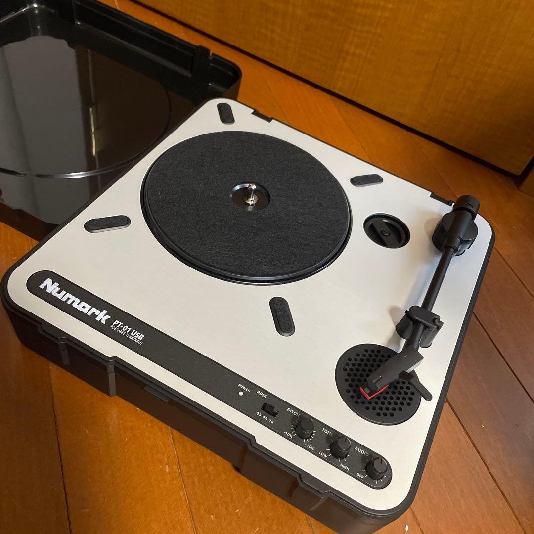 【美品】Numark PT-01USB ポータブルUSBターンテーブル