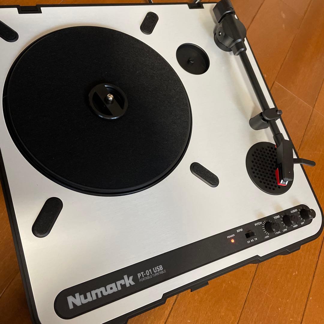 【美品】Numark PT-01USB ポータブルUSBターンテーブル