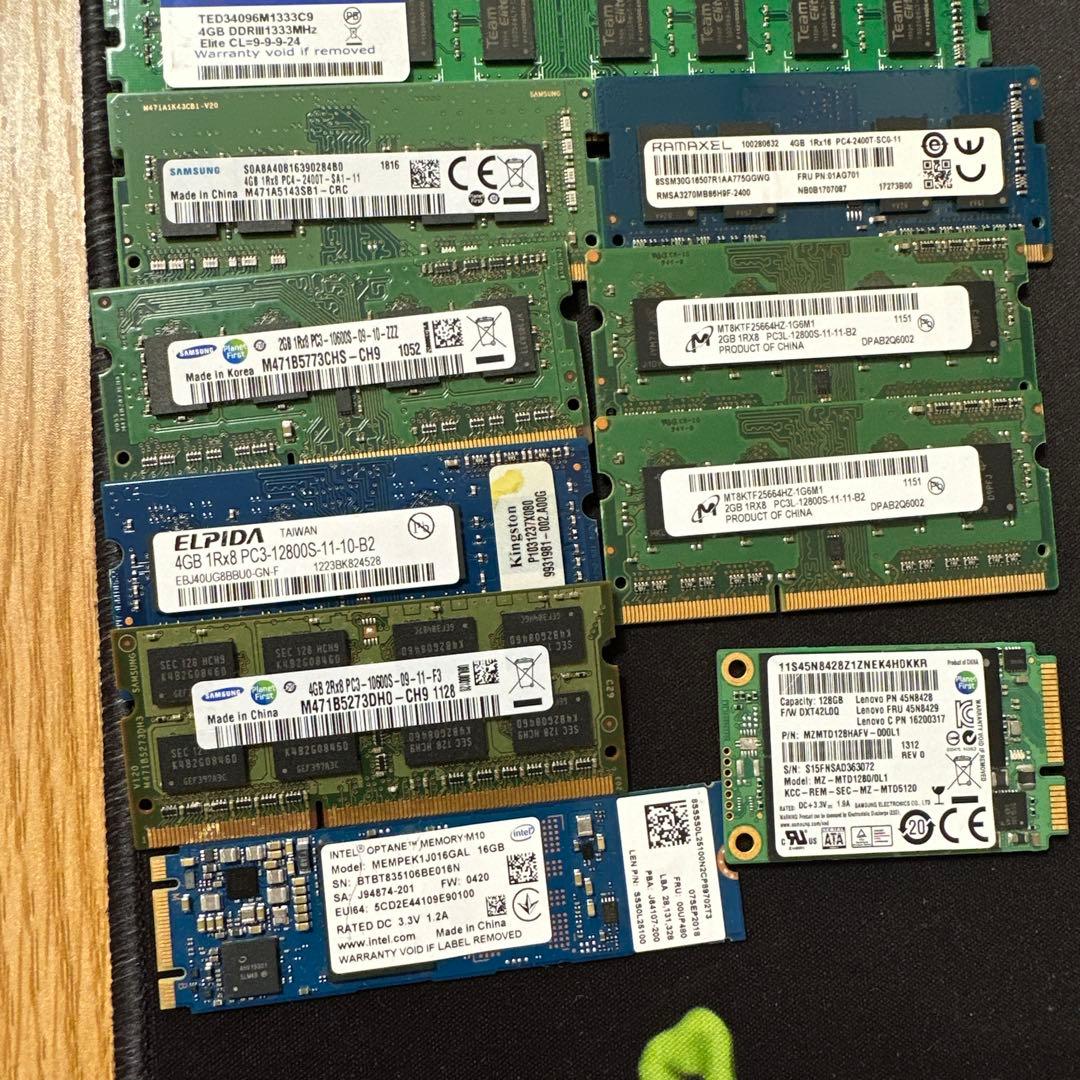メモリセット DDR4/DDR3 8GB/4GB