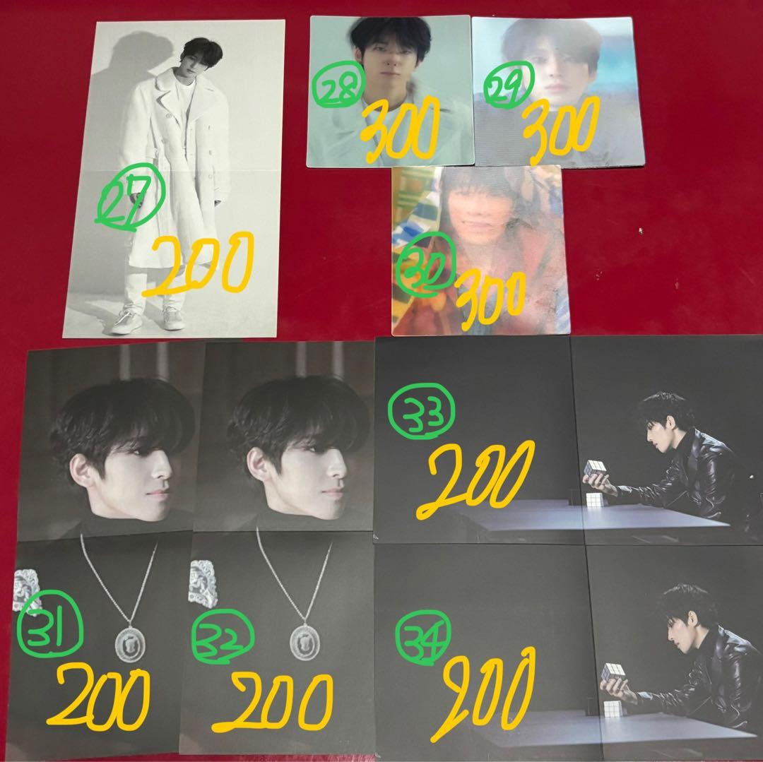 ウォヌ　バラ売り　トレカ　ポスカ　写真