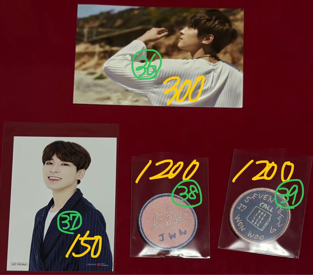 ウォヌ　バラ売り　トレカ　ポスカ　写真