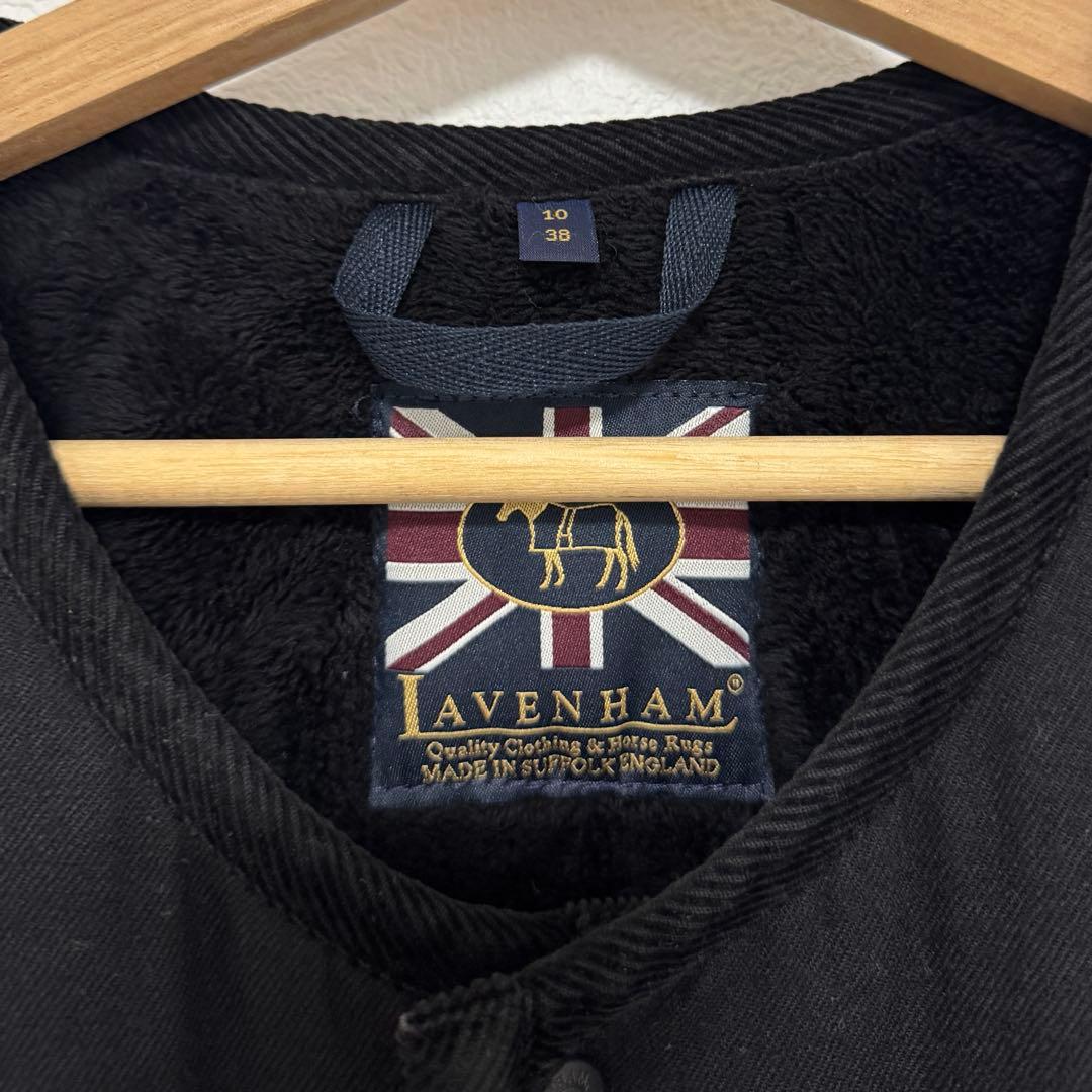 LAVENHAM　ノーカラーキルティングコート　38サイズ