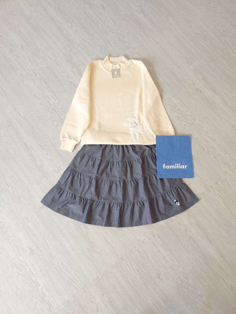 familiar 150 160 トレーナー　カットソーセーター