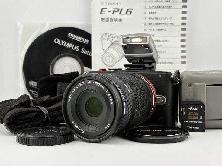★美品★ オリンパス OLYMPUS PEN LITE E-PL6 レンズキット