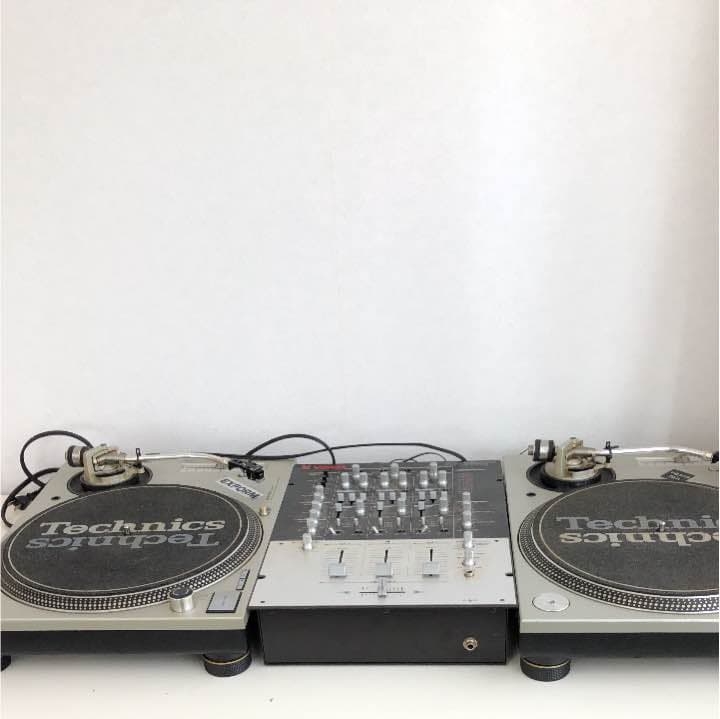 DJ用アナログターンテーブルセット