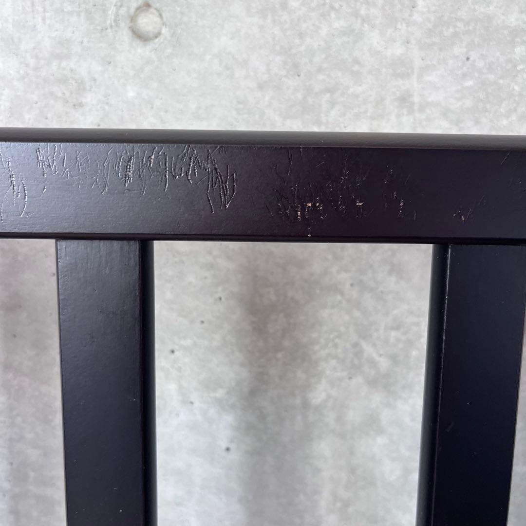 ヤマサキ　ベビーベッド　ツーオープン　ハイタイプ　標準サイズ　ダークブラウン