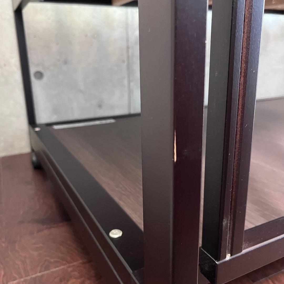 ヤマサキ　ベビーベッド　ツーオープン　ハイタイプ　標準サイズ　ダークブラウン