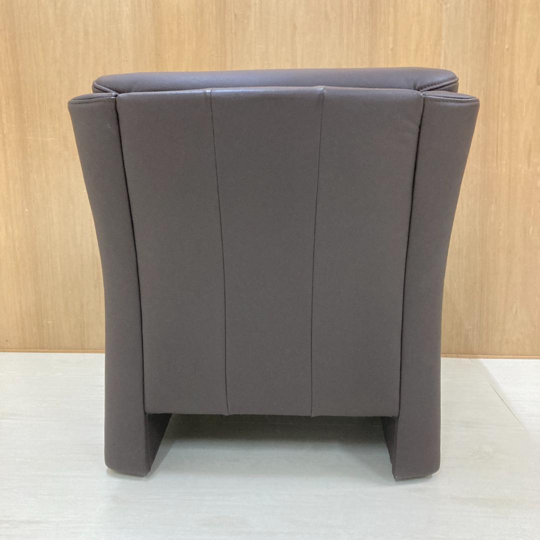 IDC大塚家具 ヒモラ himolla 総革　1人掛けソファ シングルソファ B