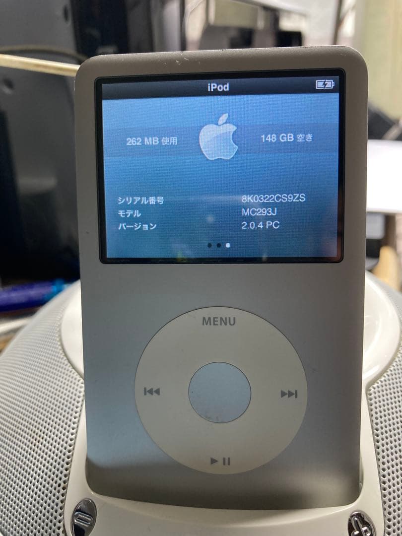 iPod classic 160GB 新品バッテリー交換済　大容量化オプション有