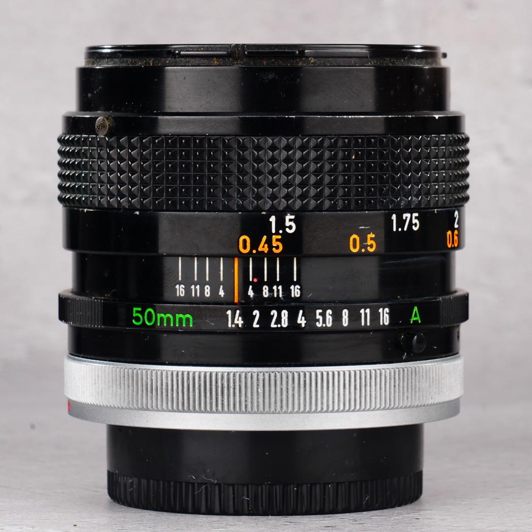 【詳細テスト済】Canon FD 50mm F1.4 S.S.C 558