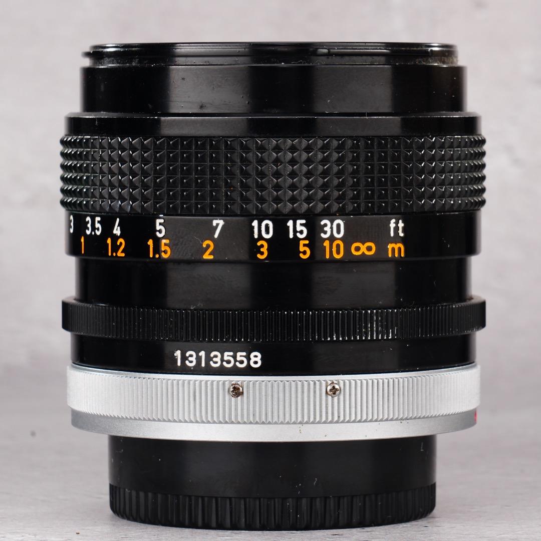 【詳細テスト済】Canon FD 50mm F1.4 S.S.C 558