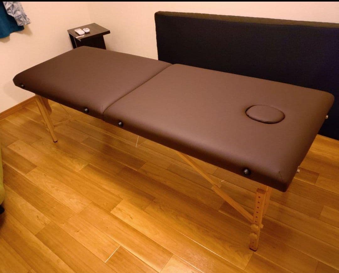 【極上】施術ベッドセット☆ベッドマット椅子枕タオル込み マッサージ エステ②