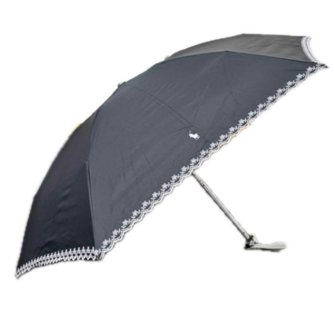 新品★ POLO ポロラルフローレン　婦人折り畳み傘　晴雨兼用　遮光100%