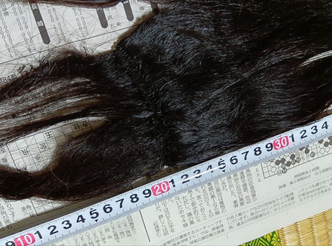 日本髪　地毛結　かもじ　人毛　5種類　花嫁　成人式