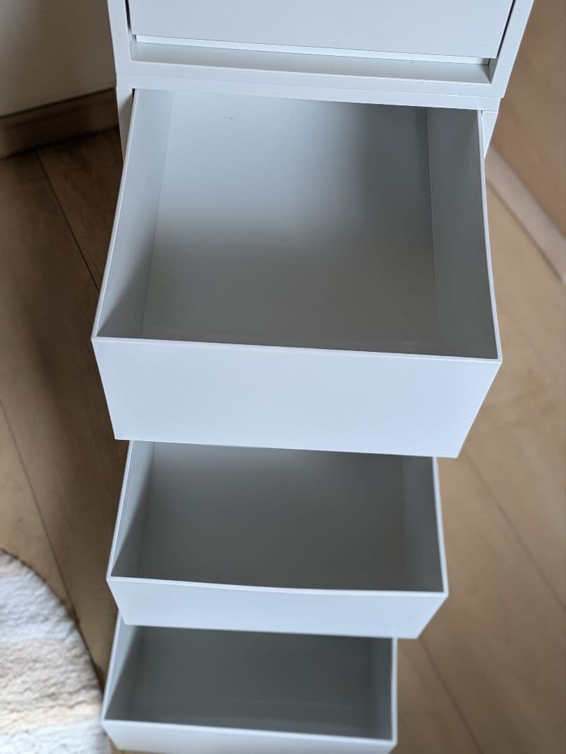 無印良品 ポリプロピレンケース 引出式 （ホワイトグレー） 5個