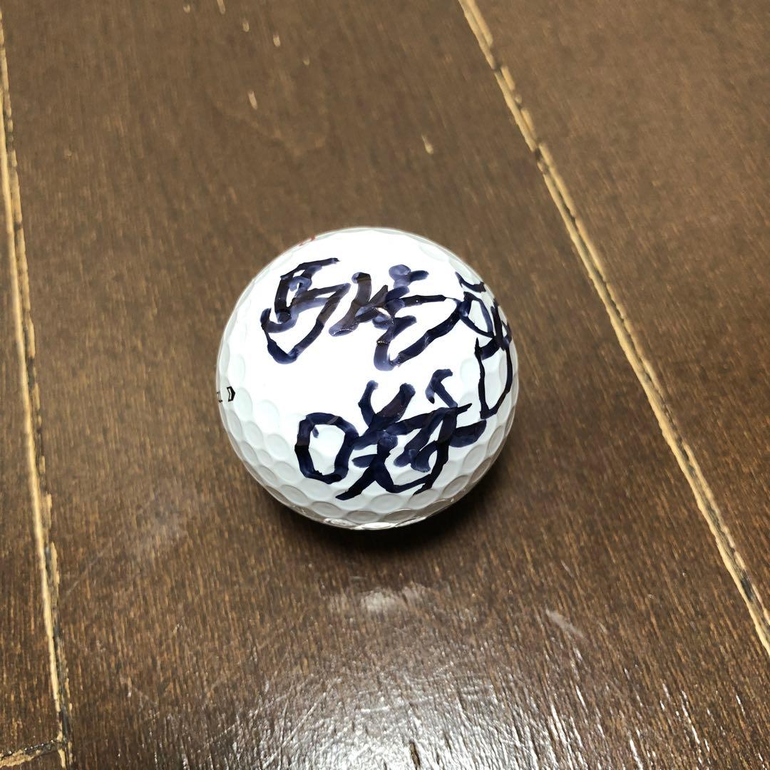 JLPGA女子プロゴルフ 馬場咲希プロ オウンボール 直筆サイン付き