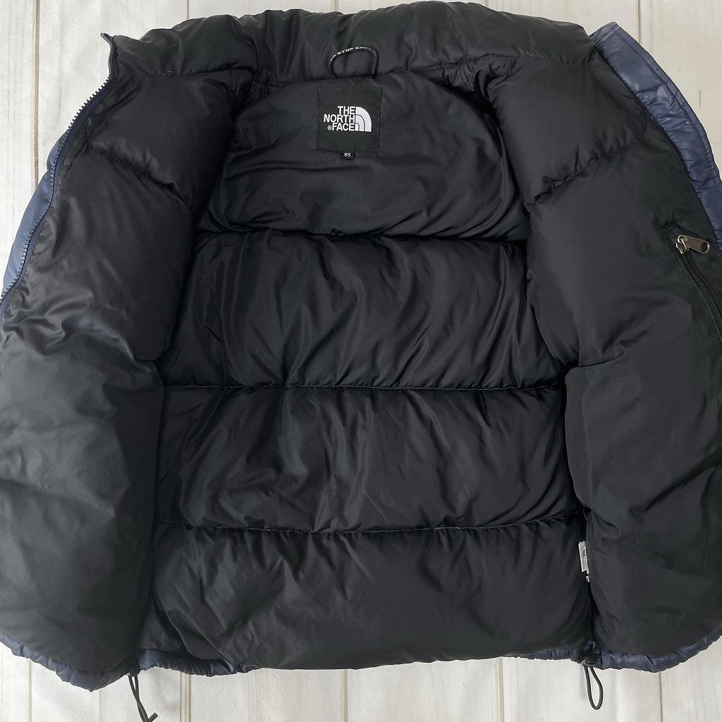 ノースフェイス　ヌプシ　ダウンジャケット　ネイビー　メンズXS　700フィル