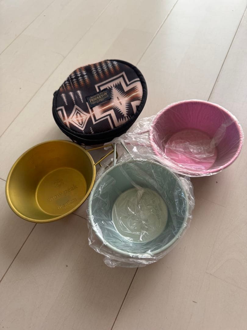  peak チタンシェラカップ3個セット