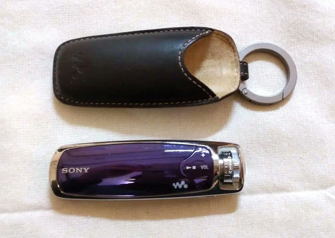 SONY NW-S703F(1GB) バイオレット ウォークマン 専用革ケース