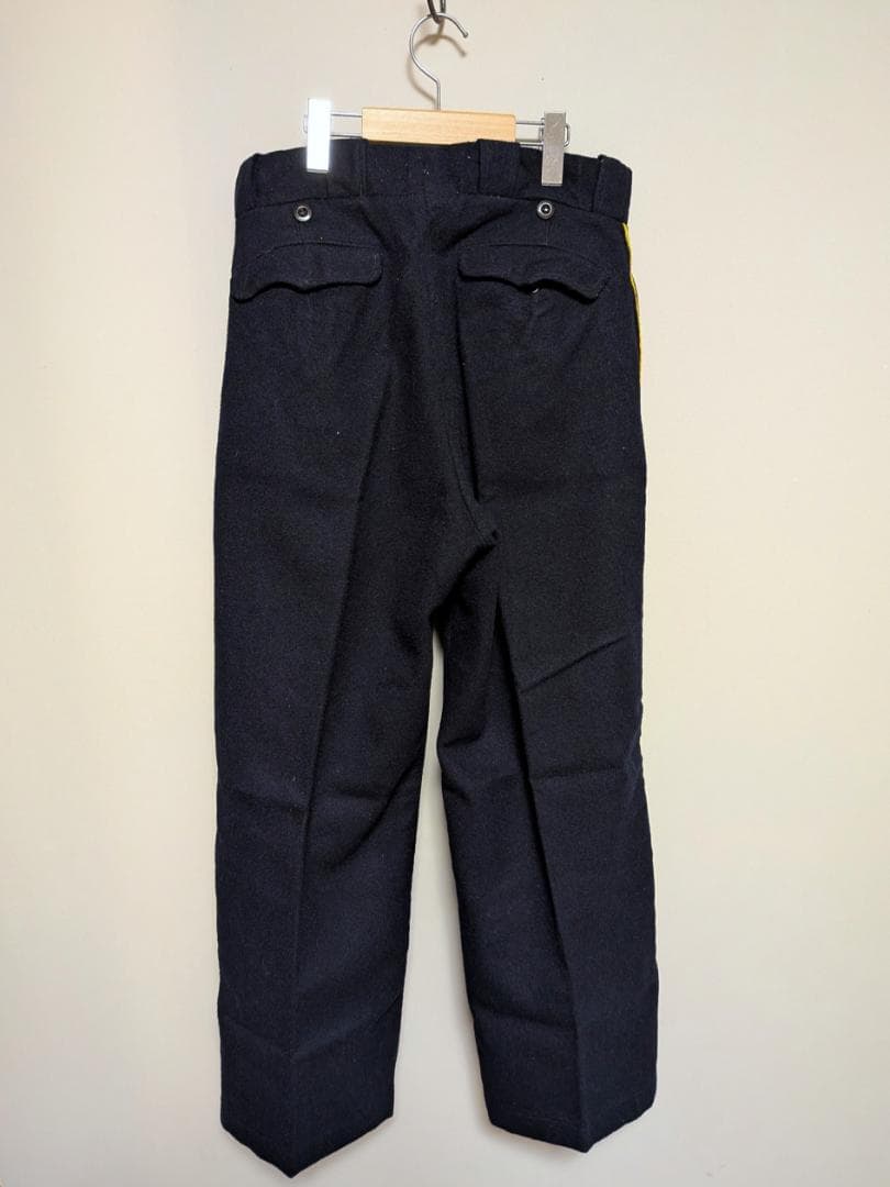 50's 60's フランス軍 国境警備隊ラインパンツ ウールスラックス ②