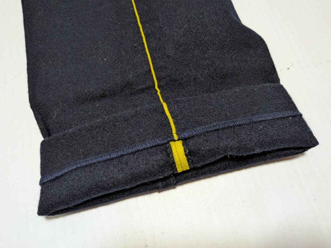 50's 60's フランス軍 国境警備隊ラインパンツ ウールスラックス ②