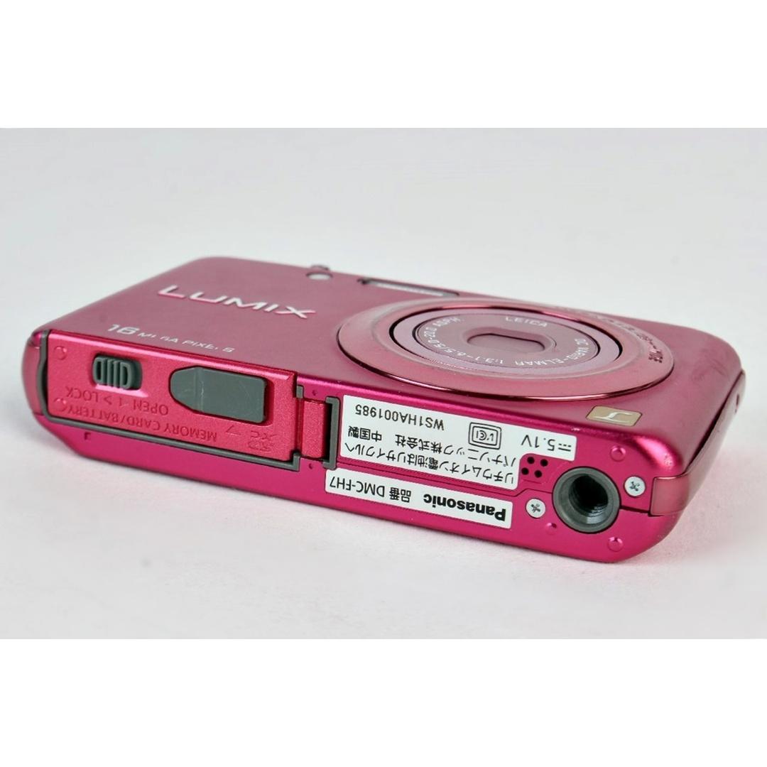 Panasonic DMC-FH7 LUMIX デジタルカメラ ピンク