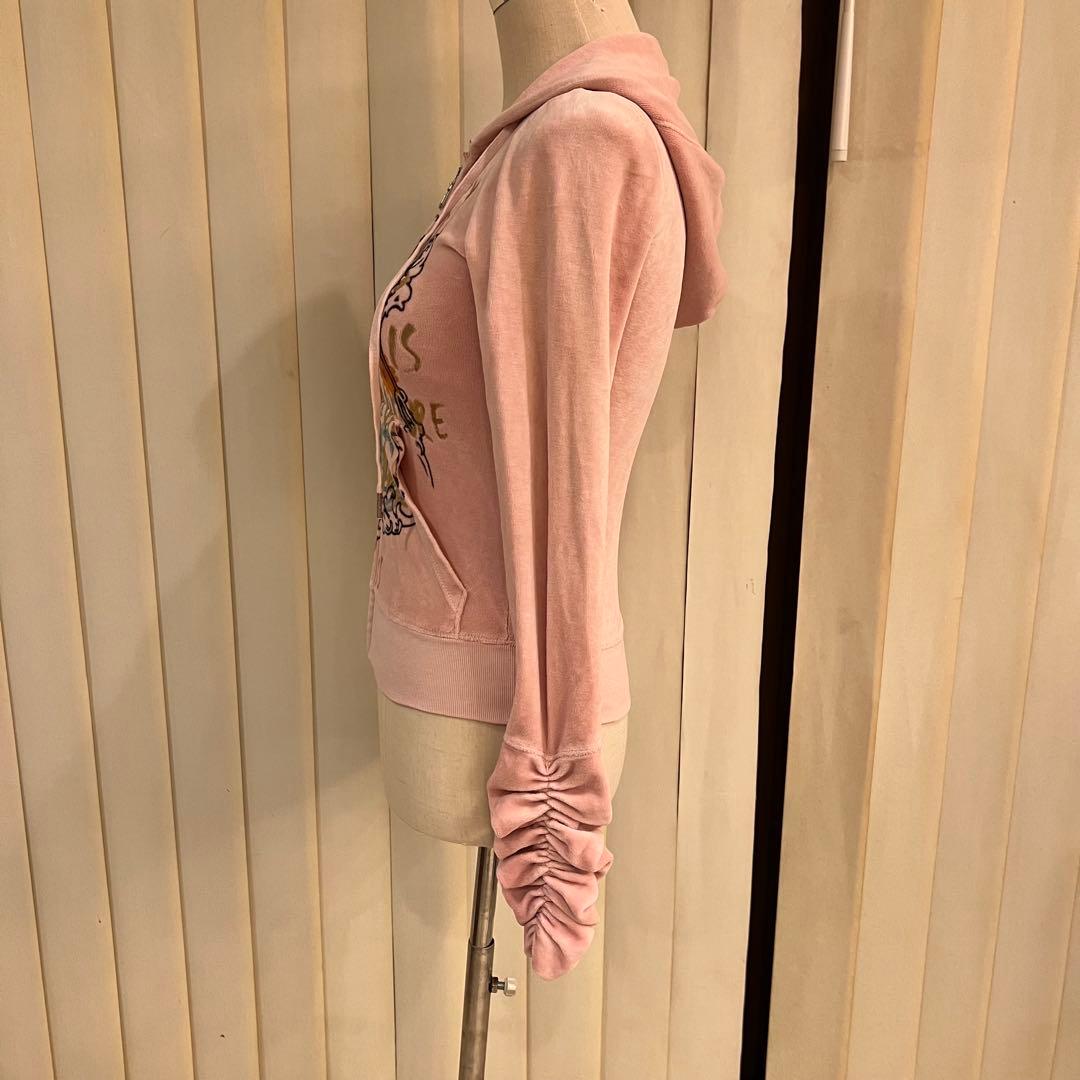 JUICYCOUTUREピンク フード付きパーカー