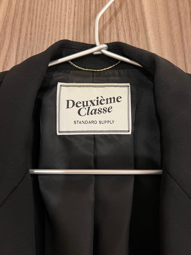 Deuxième Classe ブラック テーラードジャケット