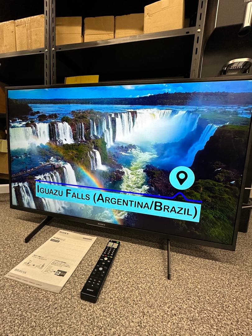 送料込み！　SONY ブラビア　KJ-43X8000H 4k 液晶テレビ　43v