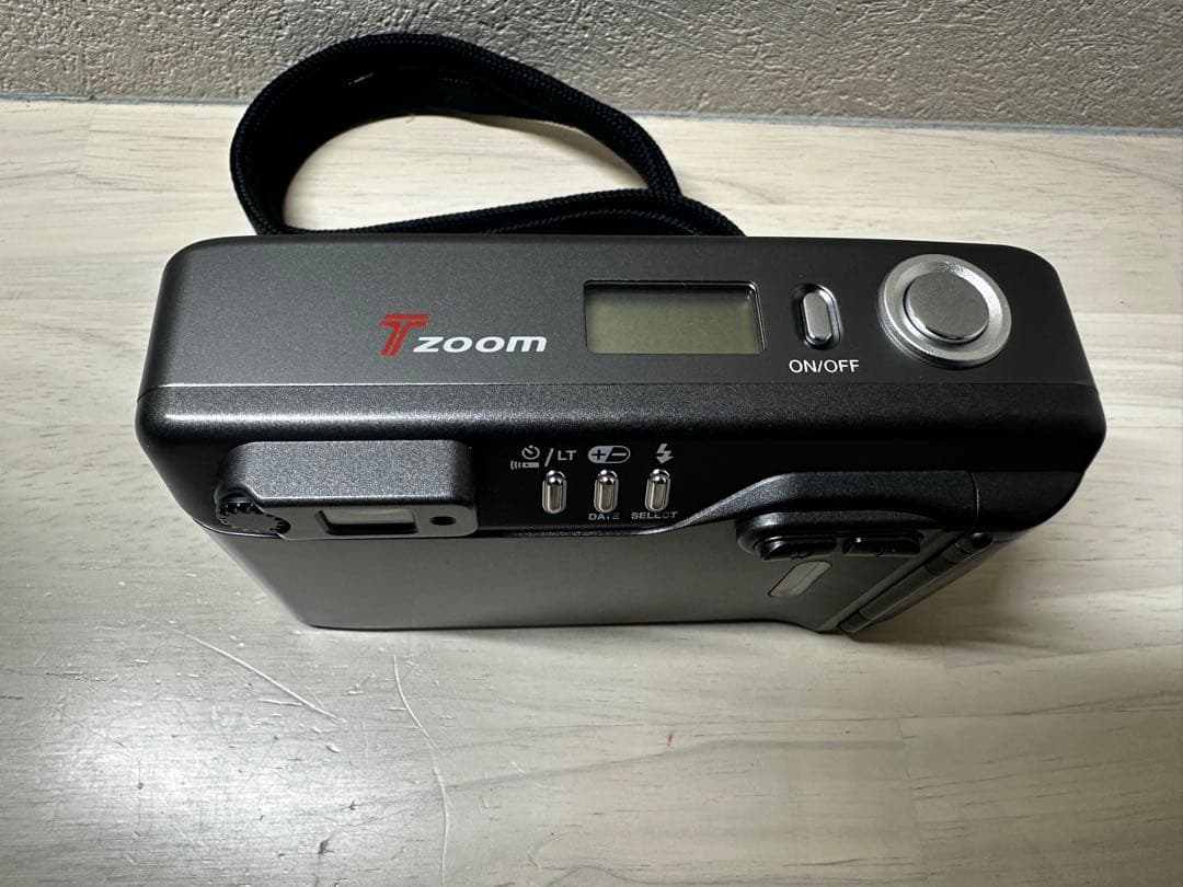希少【美品】kyocera T ZOOM 電池　フィルム　カメラ　京セラ