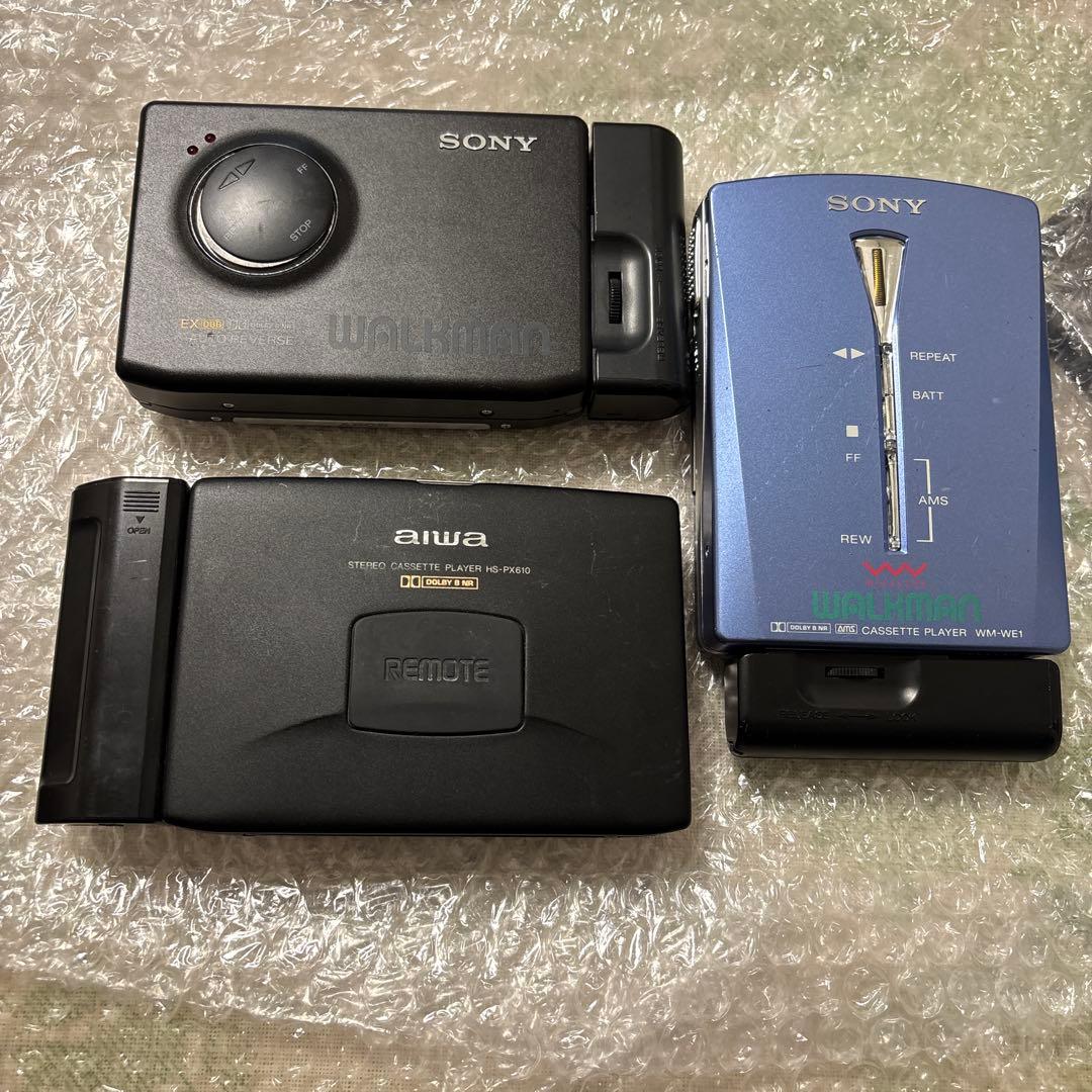 Sony Walkman オートリバース & Aiwa HB-PX610