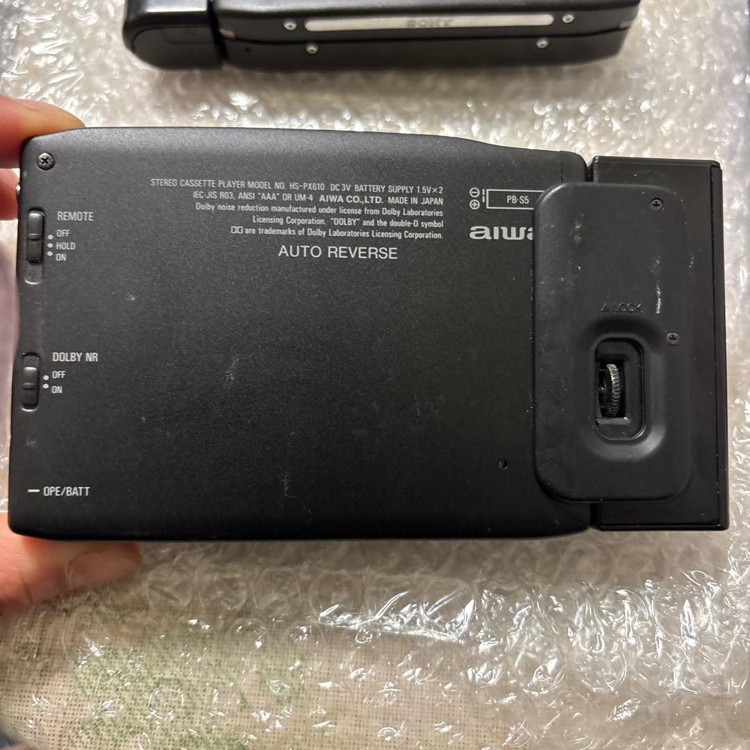 Sony Walkman オートリバース & Aiwa HB-PX610