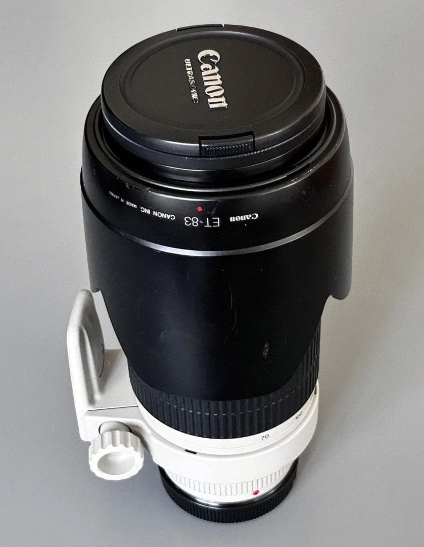 ジャンク CANON EF70-200mmF2.8 L USM(プロテクタ付)