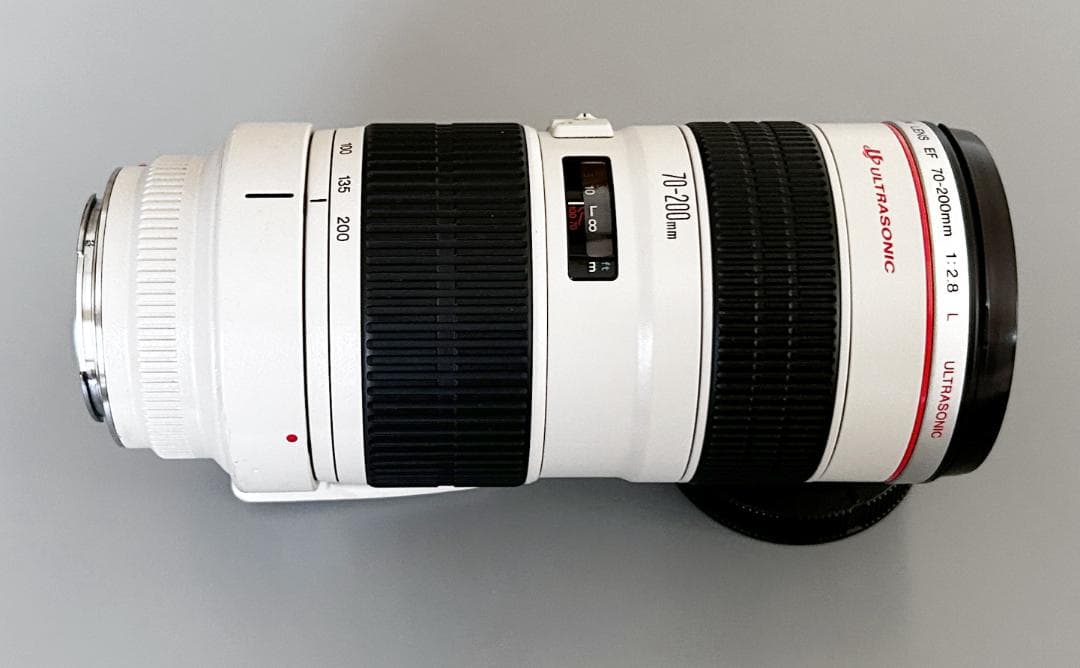 ジャンク CANON EF70-200mmF2.8 L USM(プロテクタ付)